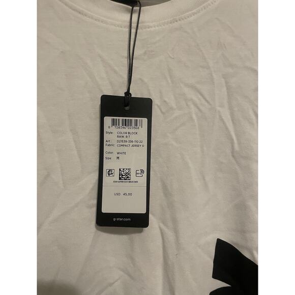 Men's Color‎ Block RAW T Shirt Size Medium - Picture 3 of 11